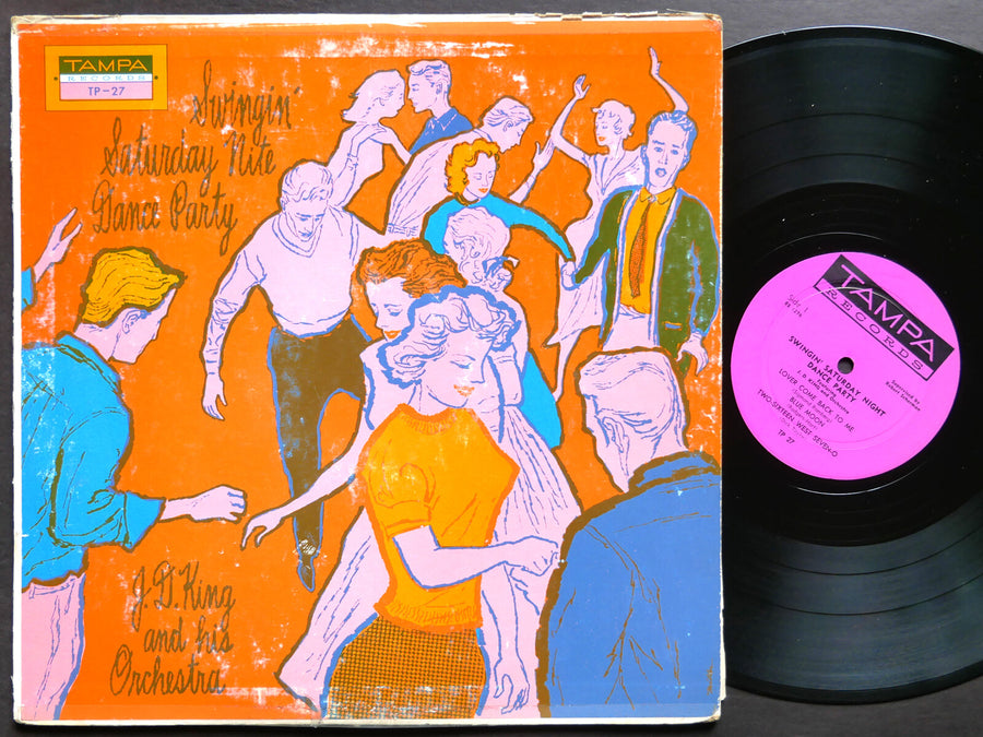 J.D. KING Swingin' Saturday Night Dance Party LP TAMPA RECORDS TP27 JAZZ DG MONO