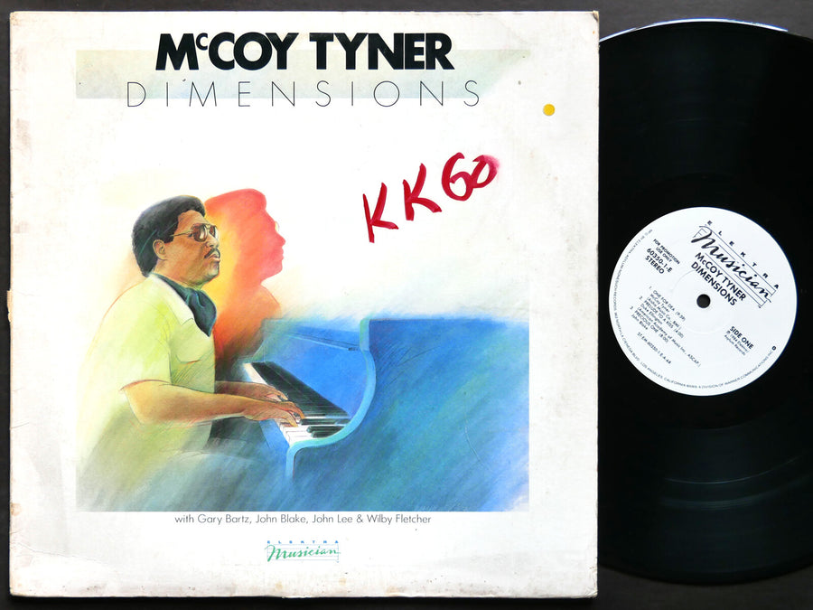 MCCOY TYNER Dimensions LP ELEKTRA MUSICIAN 60350-1-E US 1984 PROMO Gary Bartz