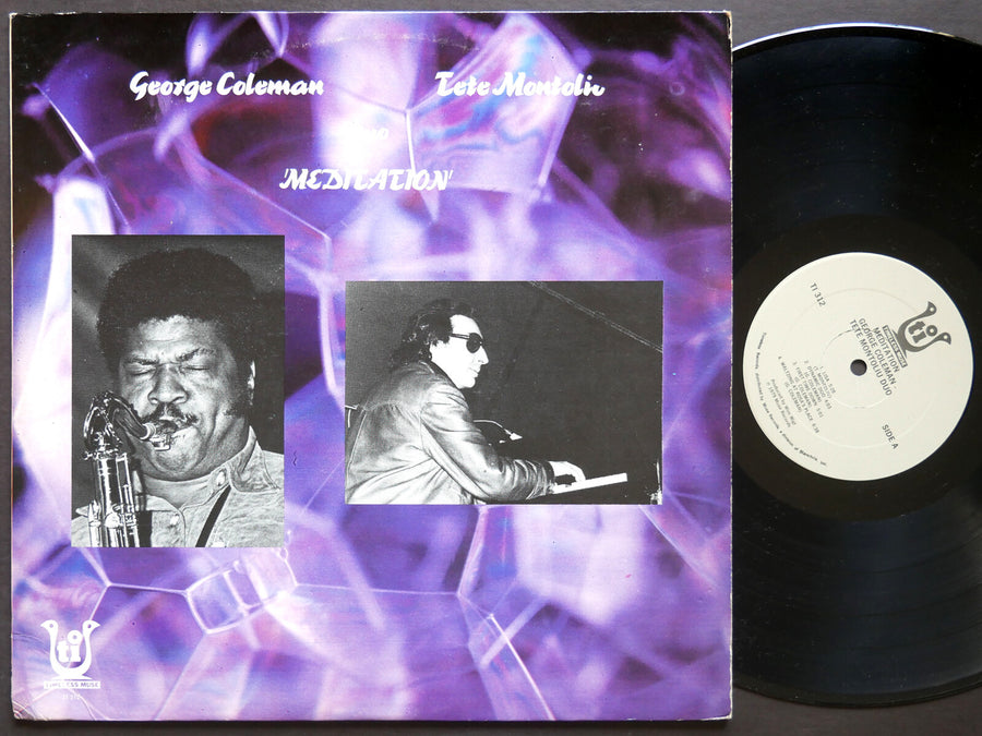 GEORGE COLEMAN TETE MONTOLIU Duo Meditation LP TIMELESS MUSE TI 312 US 1979 JAZZ