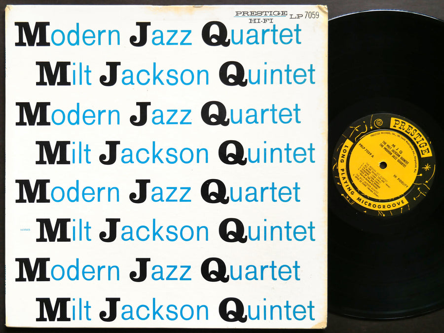 MODERN JAZZ MILT JACKSON QUINTET M J Q LP PRESTIGE PRLP 7059 US 1958 NJ RVG MONO