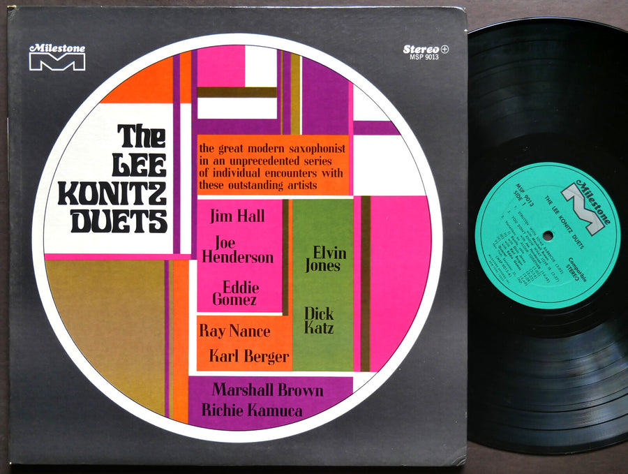 LEE KONITZ The Lee Konitz Duets LP MILESTONE MSP 9013 US 1968 JAZZ Elvin Jones