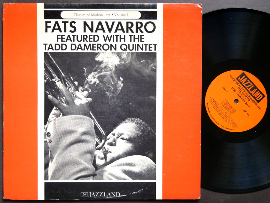 FATS NAVARRO With TADD DAMERON Quintet LP JAZZLAND JLP 50 US 1961 JAZZ MONO VG+