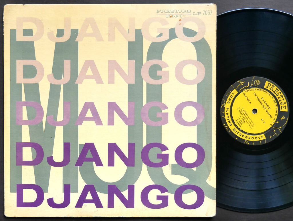 MODERN JAZZ QUARTET Django LP PRESTIGE PRLP 7057 DG MONO W. 50th Milt Jackson
