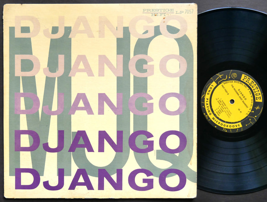 MODERN JAZZ QUARTET Django LP PRESTIGE PRLP 7057 DG MONO W. 50th Milt Jackson