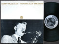 GERRY MULLIGAN Historically Speaking LP PRESTIGE PRST 7251 US 1962 NJ ST VG+