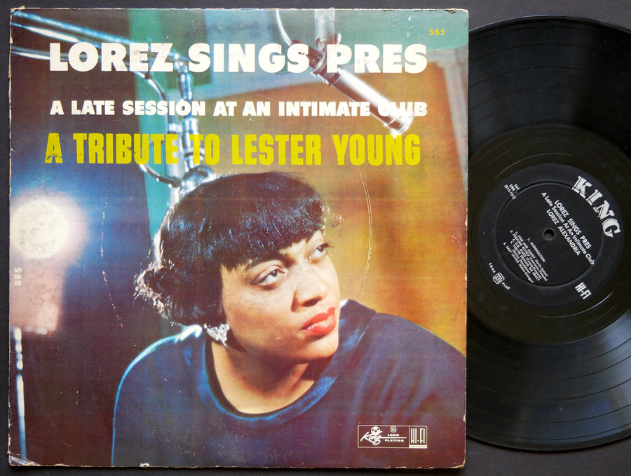 LOREZ ALEXANDRIA Lorez Sings Pres LP KING RECORDS 565 US 1958 DG MONO Vocal Jazz