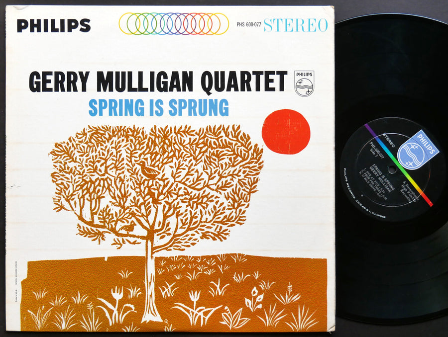 GERRY MULLIGAN Quartet Spring Is Sprung LP PHILIPS PHS 600-077 US 1963 DG ST VG+