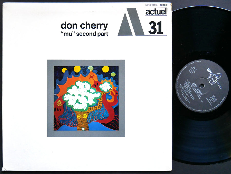 DON CHERRY "Mu" Second Part LP BYG ACTUEL 529.331 FRANCE 1970 Free Jazz CLEAN