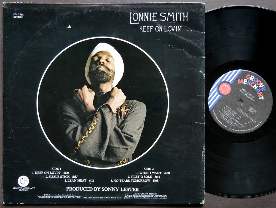 LONNIE SMITH Keep On Lovin' LP GROOVE MERCHANT GM-3312 US 1976 Jazz Funk VG+