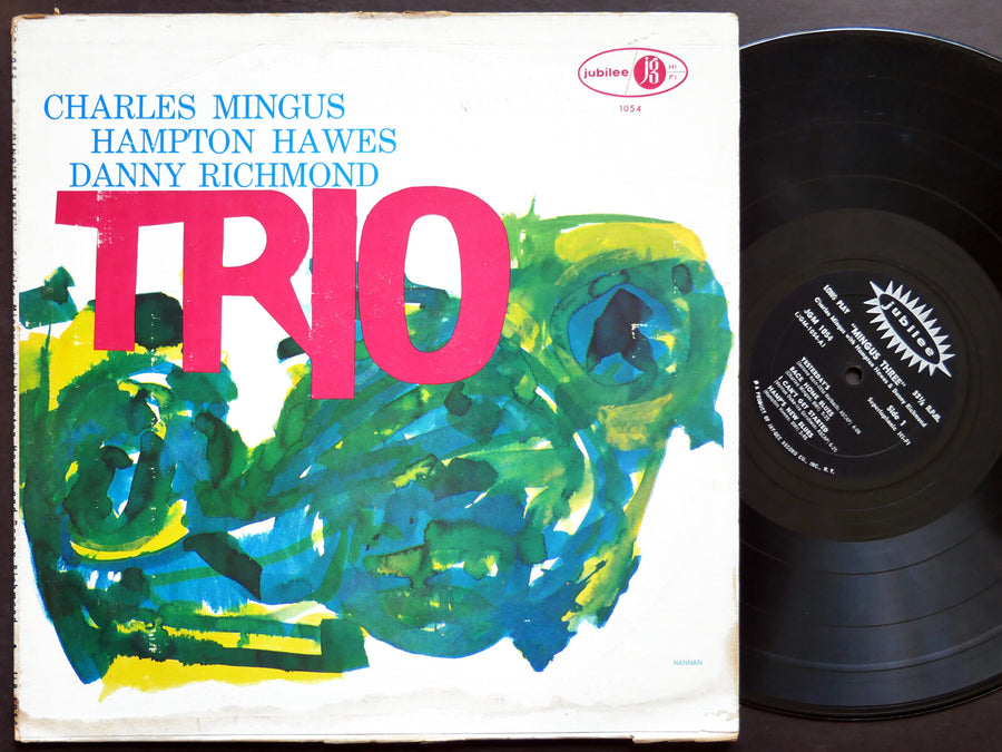 CHARLES MINGUS HAMPTON HAWES DANNY RICHMOND Mingus Three LP JUBILEE JLP1054 MONO