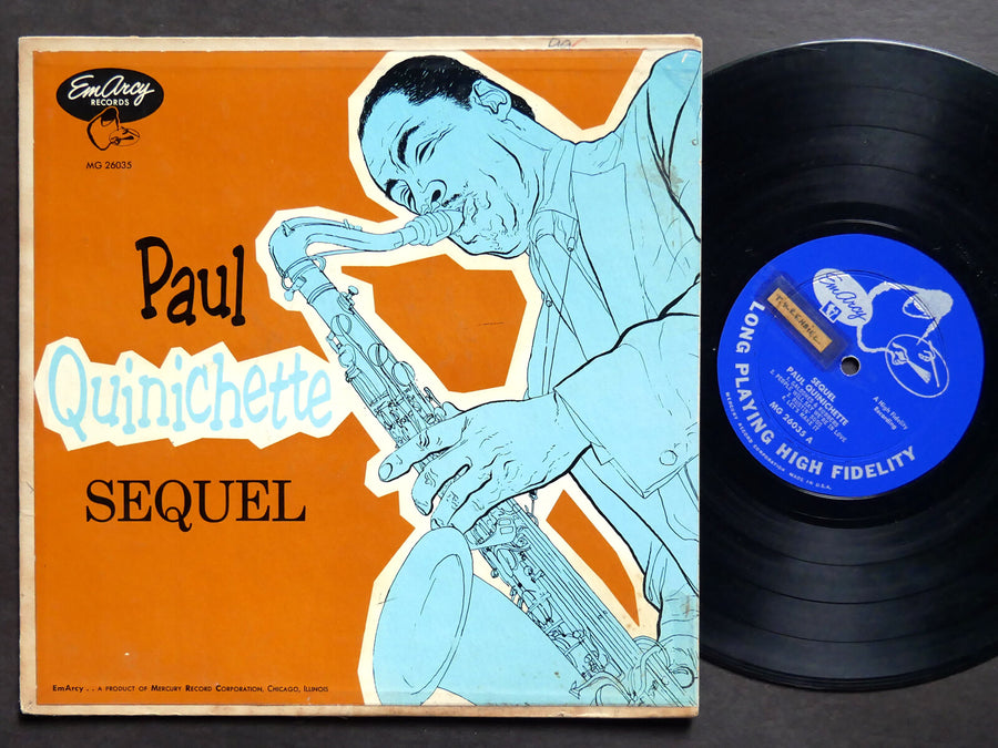 PAUL QUINICHETTE Sequel 10" LP EMARCY MG 26035 US 1954 DG MONO JAZZ Count Basie