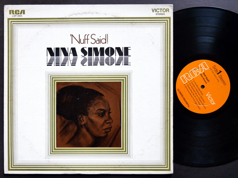 NINA SIMONE 'Nuff Said! LP RCA VICTOR LSP-4065 US 1968 SOUL JAZZ DG VG+