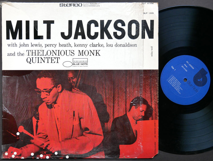 MILT JACKSON THELONIOUS MONK LOU DONALDSON BLUE NOTE BST 81509 US 1973 JAZZ