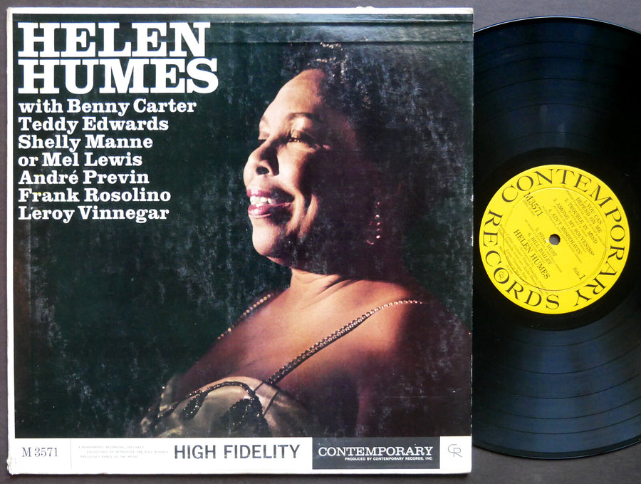 HELEN HUMES Self Titled LP CONTEMPORARY M 3571 US 1960 DG MONO Teddy Edwards