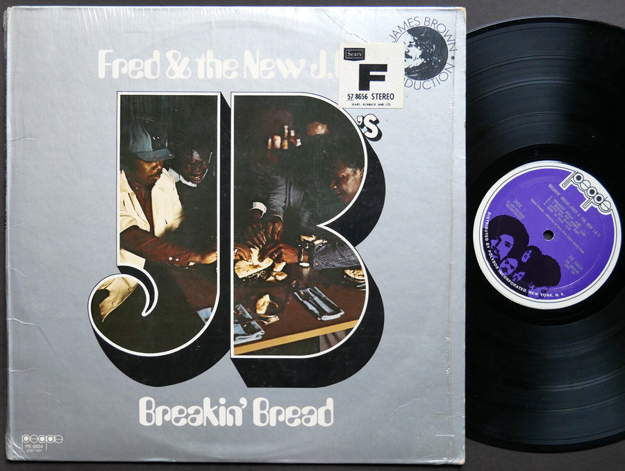 FRED & THE NEW J.B.'S Breakin' Bread LP PEOPLE PE-6604 US 1974 Soul Funk