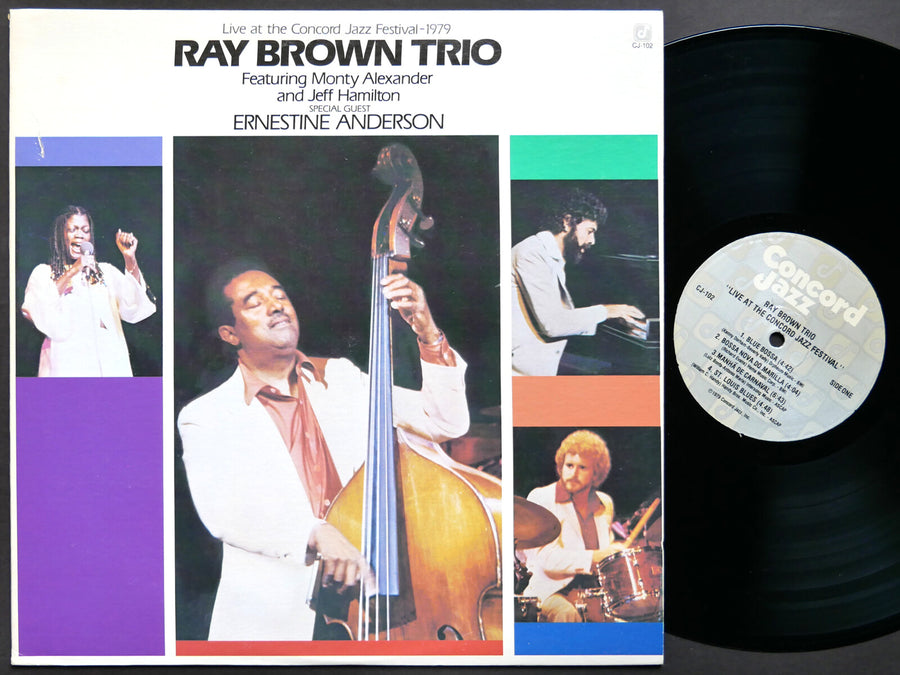 RAY BROWN Trio ERNESTINE ANDERSON Live At The Concord Jazz LP US 1979 Monty Alex
