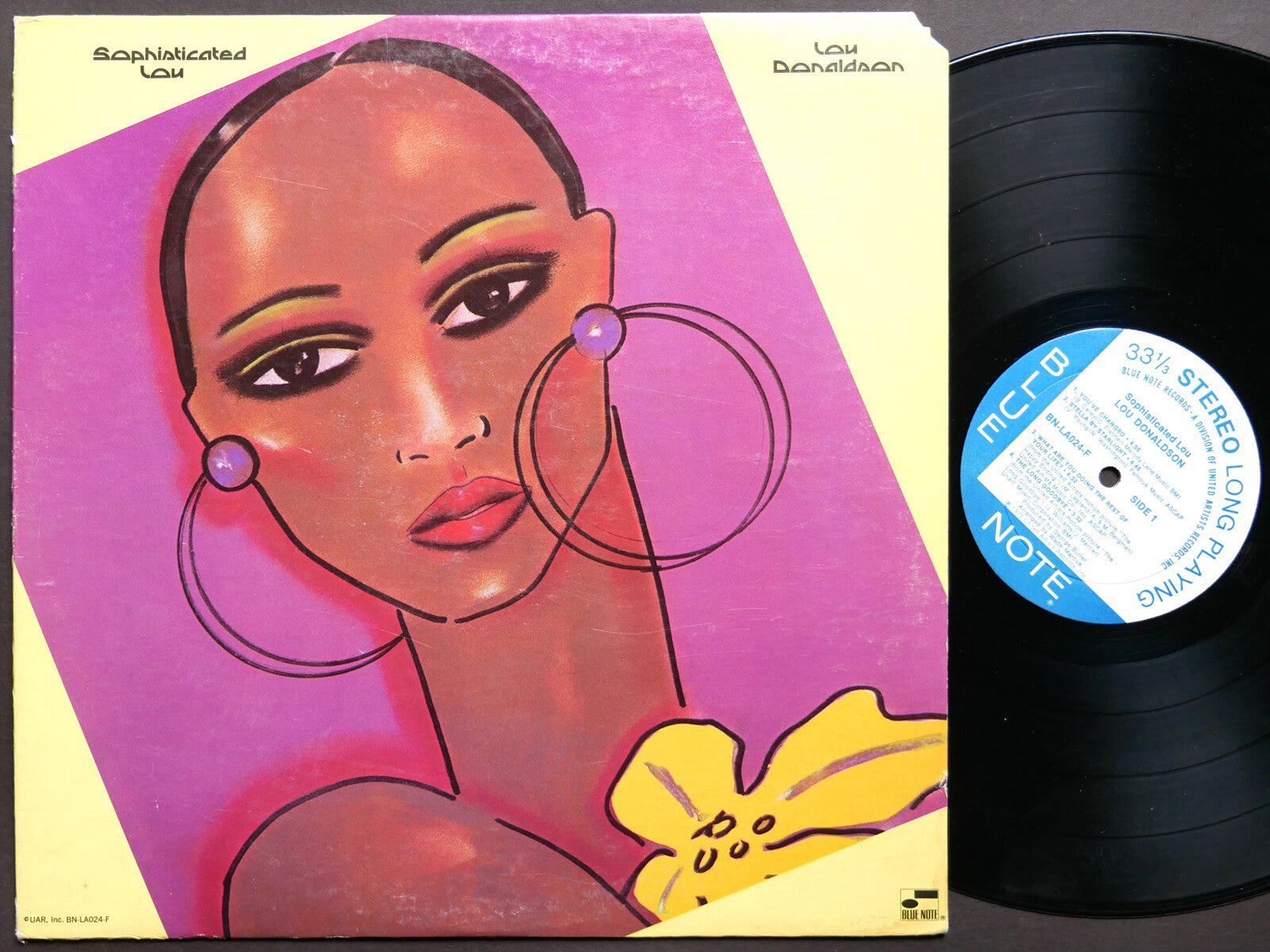 LOU DONALDSON Sophisticated Lou LP BLUE NOTE BN-LA024-F US 1973 UA Richard Davis