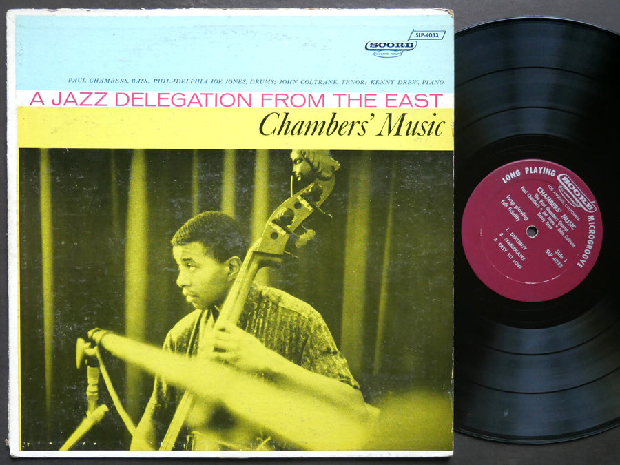 PAUL CHAMBERS Music A Jazz Delegation From The East SCORE SLP 4033 John Coltrane