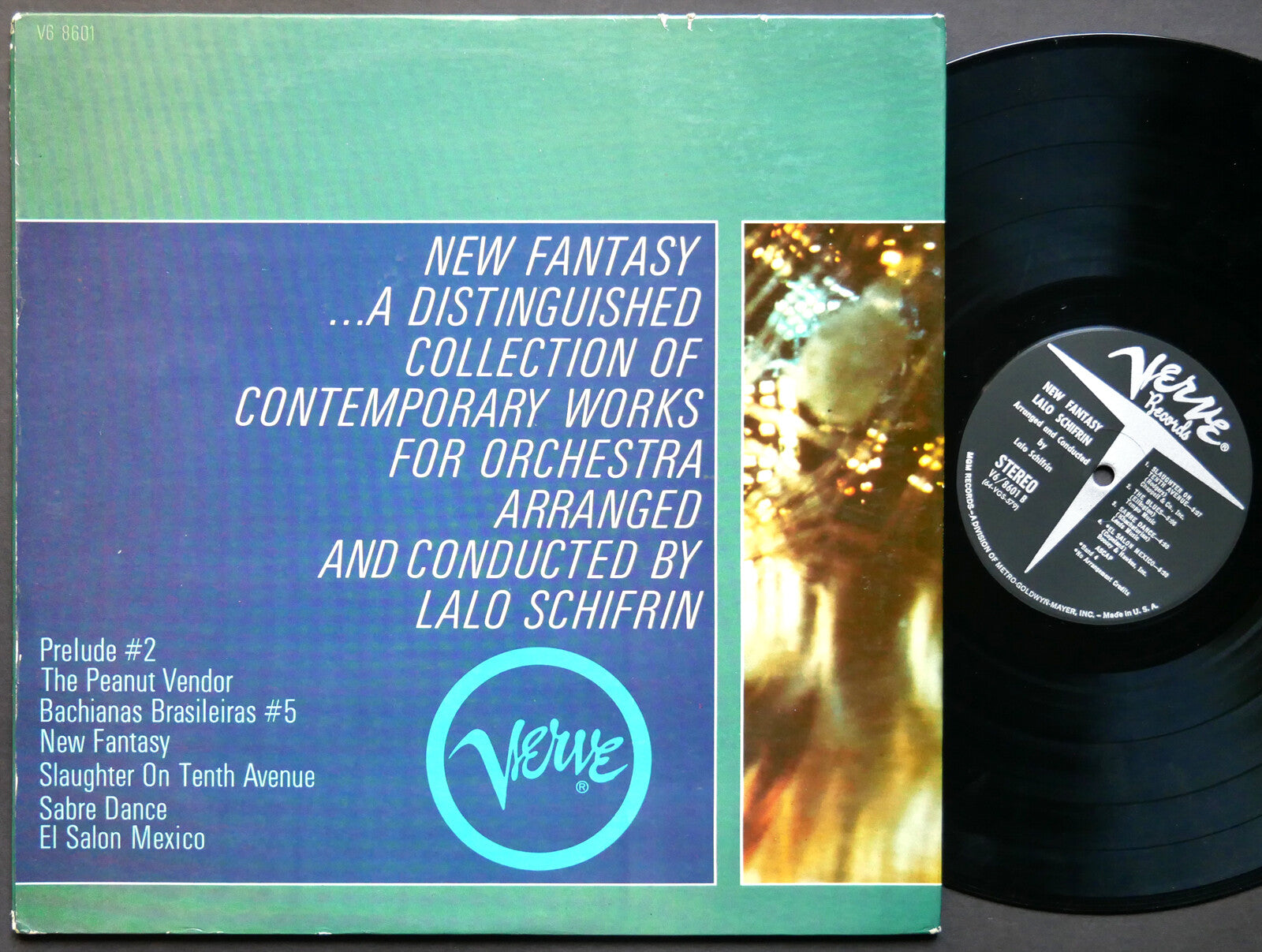 LALO SCHIFRIN New Fantasy LP VERVE V6-8601 US 1964 J. J. Johnson Clark Terry
