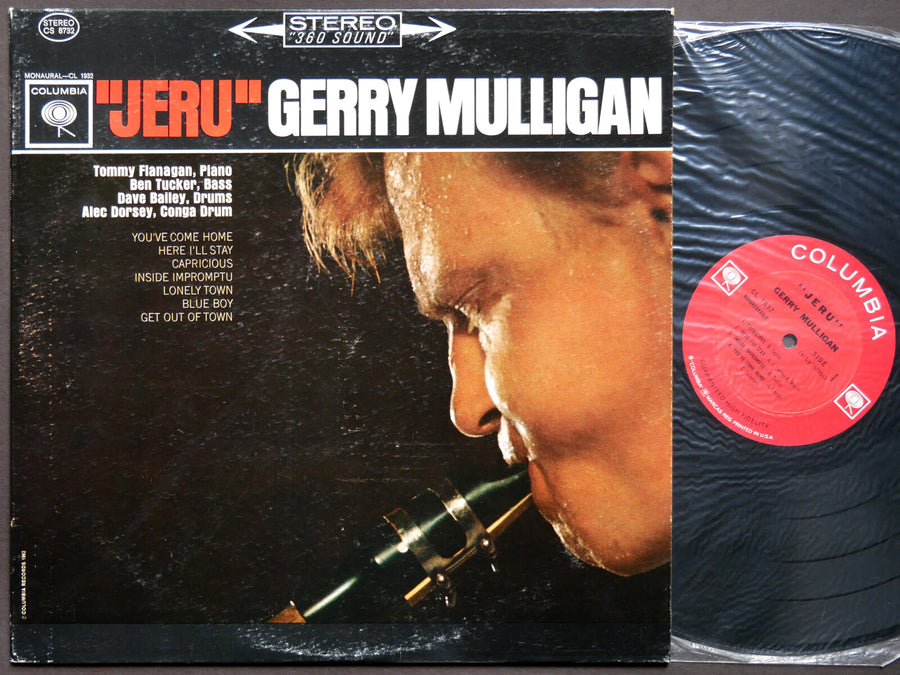 GERRY MULLIGAN Jeru LP COLUMBIA CL 1932 US 1963 MONO Tommy Flanagan Dave Bailey