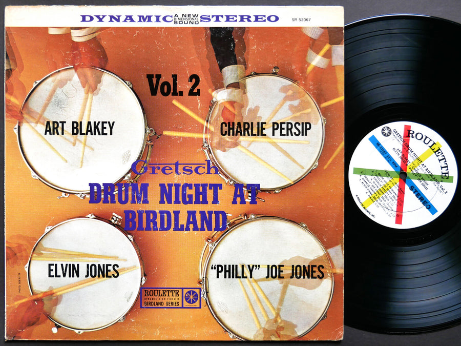 ART BLAKEY ELVIN JONES Gretsch Drum Night At Birdland Vol.2 LP ROULETTE SR-52067