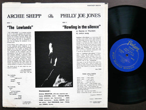 ARCHIE SHEPP & PHILLY JOE JONES LP FANTASY 86018 US 1971 DG ST Antony Braxton NM