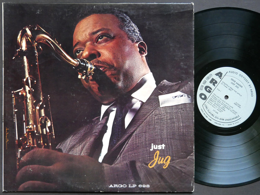 GENE AMMONS Just Jug LP ARGO LP-698 US 1962 DG MONO Gerald Donovan Gene Ammons