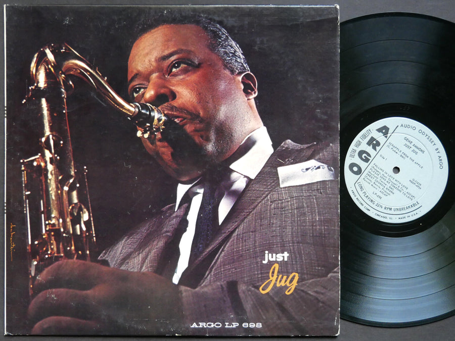 GENE AMMONS Just Jug LP ARGO LP-698 US 1962 DG MONO Gerald Donovan Gene Ammons