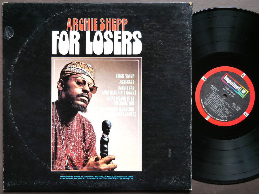 ARCHIE SHEPP For Losers LP IMPULSE! AS-9188 Grachan Moncur III Woody Shaw CLEAN