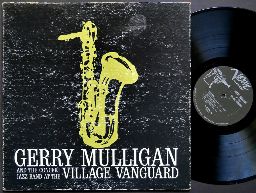 GERRY MULLIGAN At The Village Vanguard LP VERVE V-8396 US 1961 MONO Clark Terry