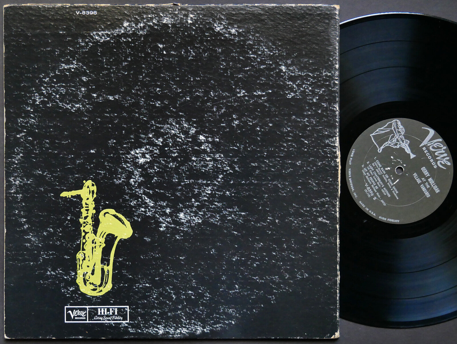 GERRY MULLIGAN At The Village Vanguard LP VERVE V-8396 US 1961 MONO Clark Terry