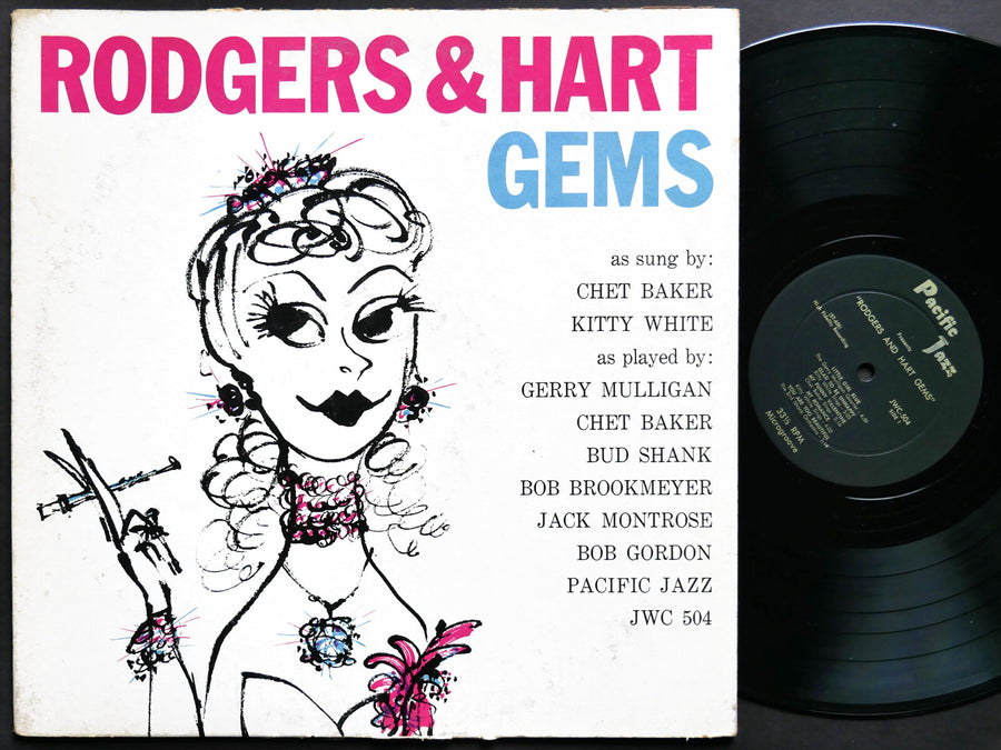 VA CHET BAKER GERRY MULLIGAN Rodgers & Hart LP PACIFIC JAZZ JWC-504 US 1956 MONO