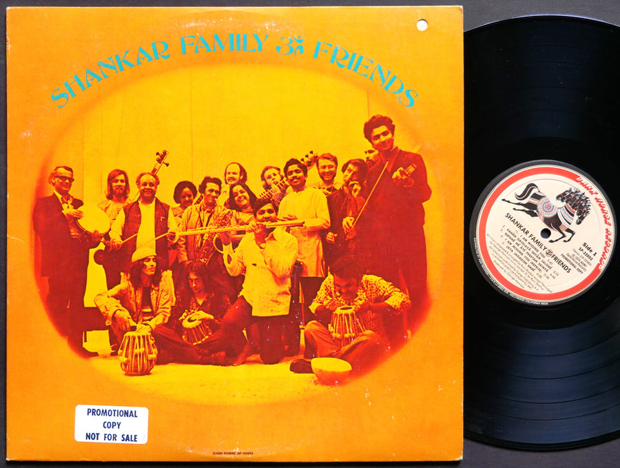 SHANKAR FAMILY & FRIENDS LP DARK HORSE RECORDS SP-22002 US 1974 CLEAN