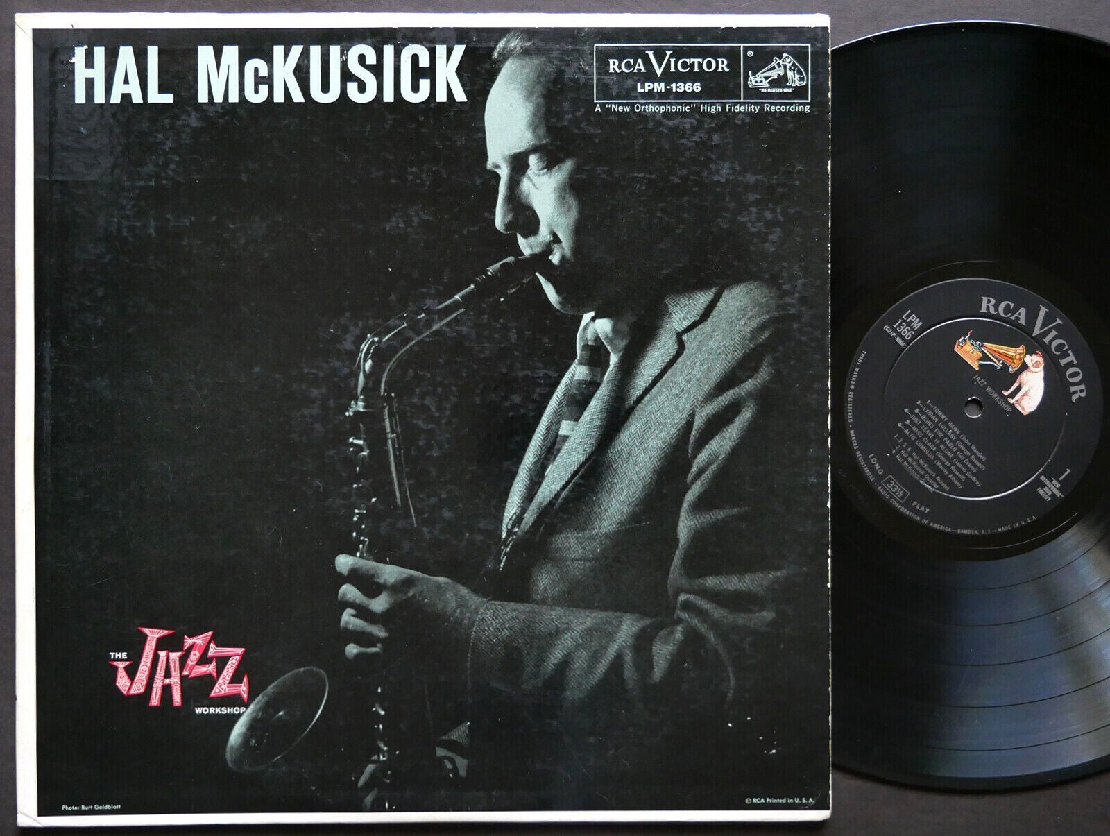 HAL MCKUSICK The Jazz Workshop LP RCA VICTOR LPM-1366 US 1957 DG MONO Art Farmer