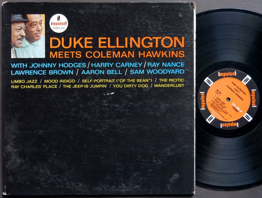 DUKE ELLINGTON Meets COLEMAN HAWKINS LP IMPULSE! AS-26 RVG Johnny Hodges