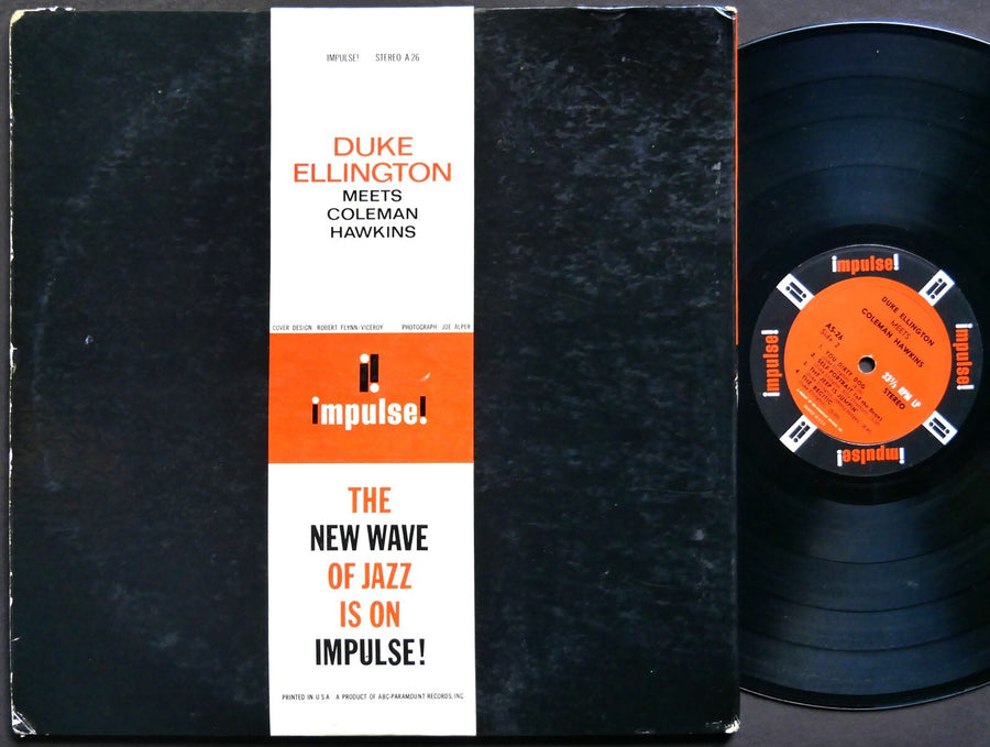 DUKE ELLINGTON Meets COLEMAN HAWKINS LP IMPULSE! AS-26 RVG Johnny Hodges