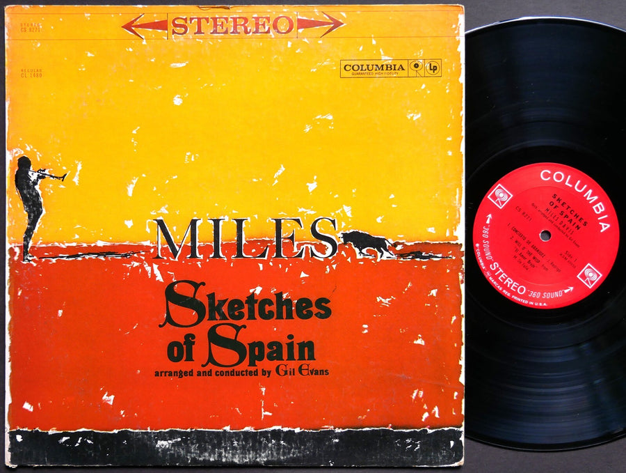 MILES DAVIS Sketches Of Spain LP COLUMBIA CS 8271 US 1963 2-EYE ST Gil Evans