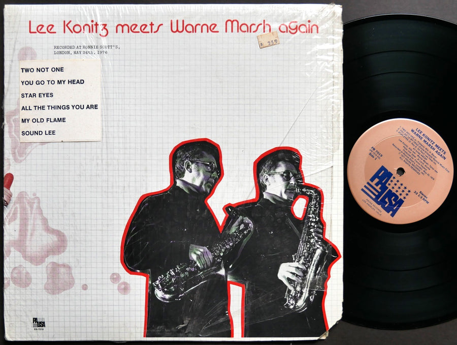 LEE KONITZ Meets WARNE MARSH Again LP PAUSA RECORDS PR-7019 US 1977 Peter Ind