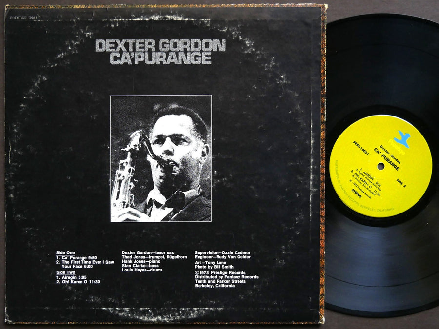 DEXTER GORDON Ca' Purange LP PRESTIGE PRST 10051 US 1973 RVG Thad Hank Jones