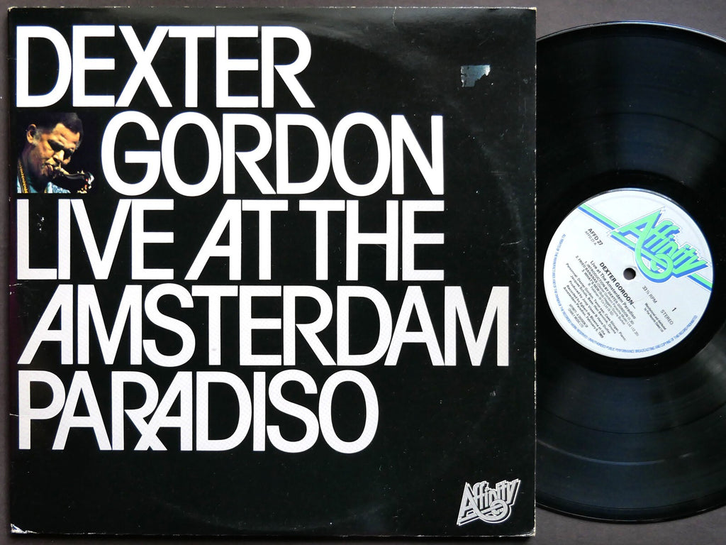 DEXTER GORDON Live At The Amsterdam Paradiso 2 x LP AFFINITY AFFD 27 UK 1971