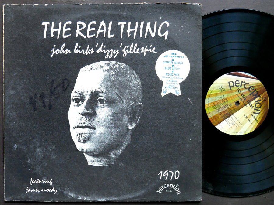 DIZZY GILLESPIE JAMES MOODY The Real Thing LP PERCEPTION PLP 2 US 1970 Jazz Funk