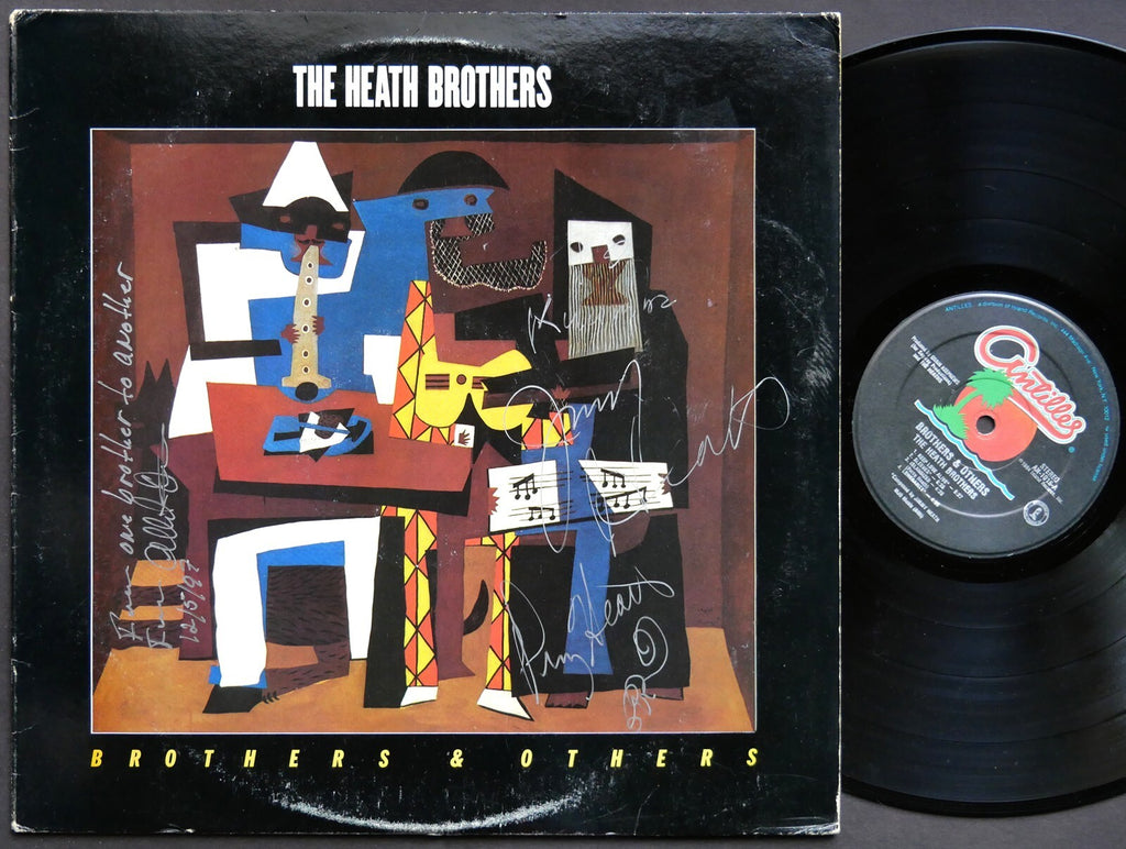 HEATH BROTHERS Brothers And Others LP ANTILLES AN 1016 US 1984 JAZZ AUTOGRAPHED