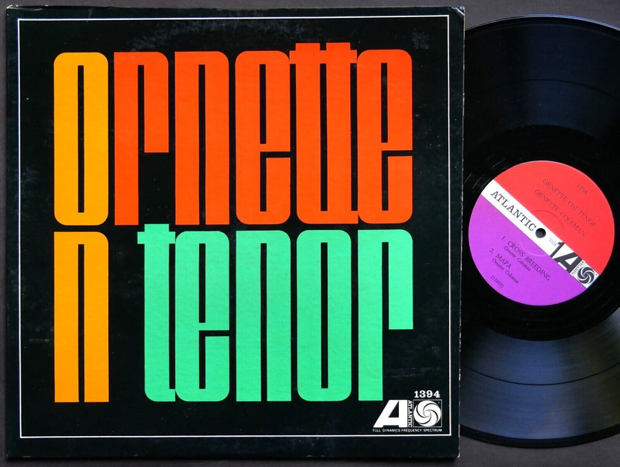 ORNETTE COLEMAN Ornette On Tenor LP ATLANTIC 1394 MONO Don Cherry Jimmy Garrison