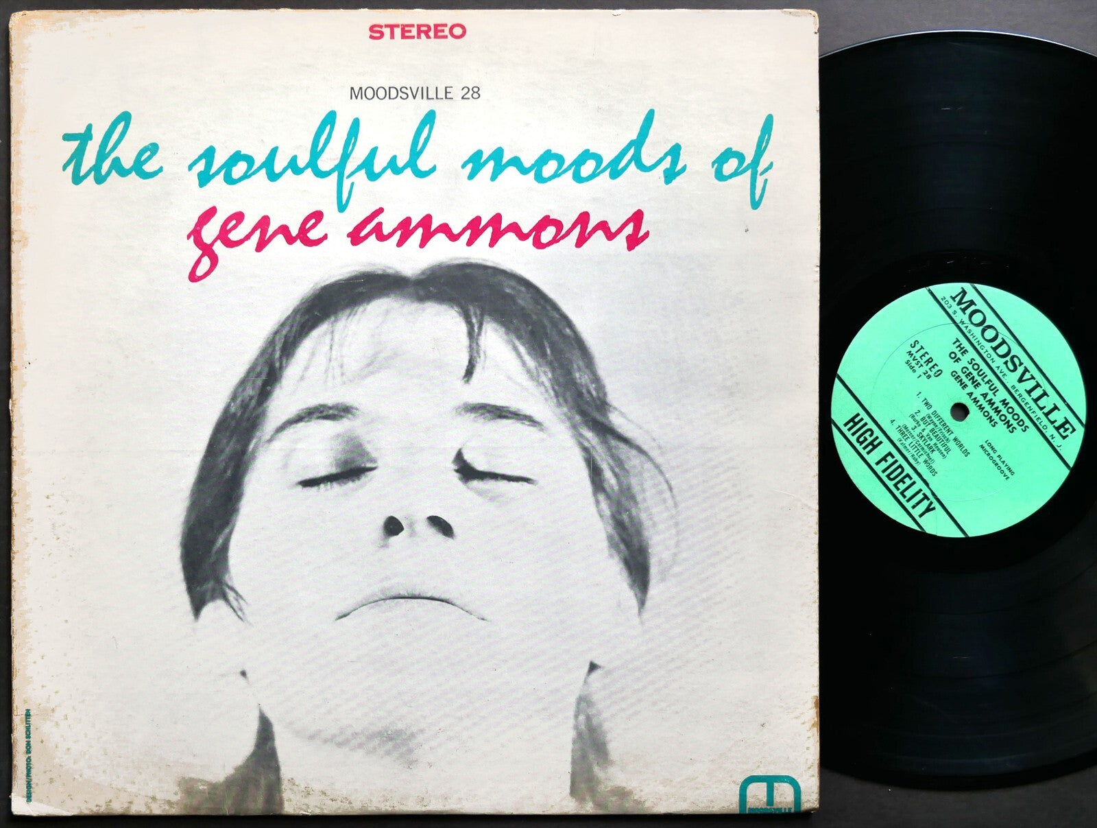 GENE AMMONS The Soulful Moods Of LP MOODSVILLE MVST 28 US 1963 RVG Patti Bown