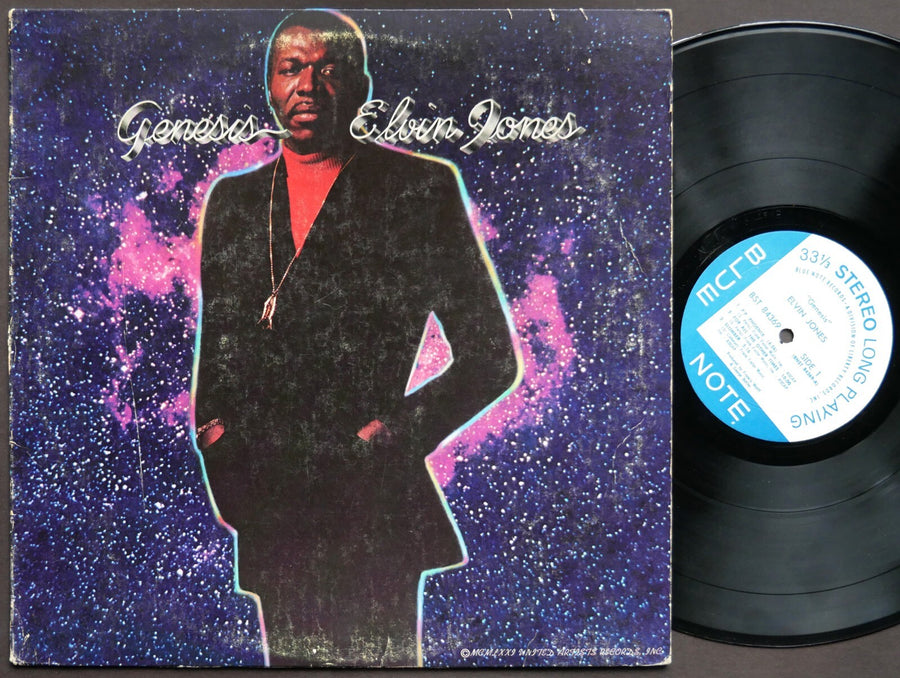 ELVIN JONES Genesis LP BLUE NOTE BST 84369 US 1971 RVG Frank Foster Joe Farrell