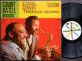 COUNT BASIE EDDIE DAVIS Trio + JOE NEWMAN LP ROULETTE R-52007 US 1958 DG MONO