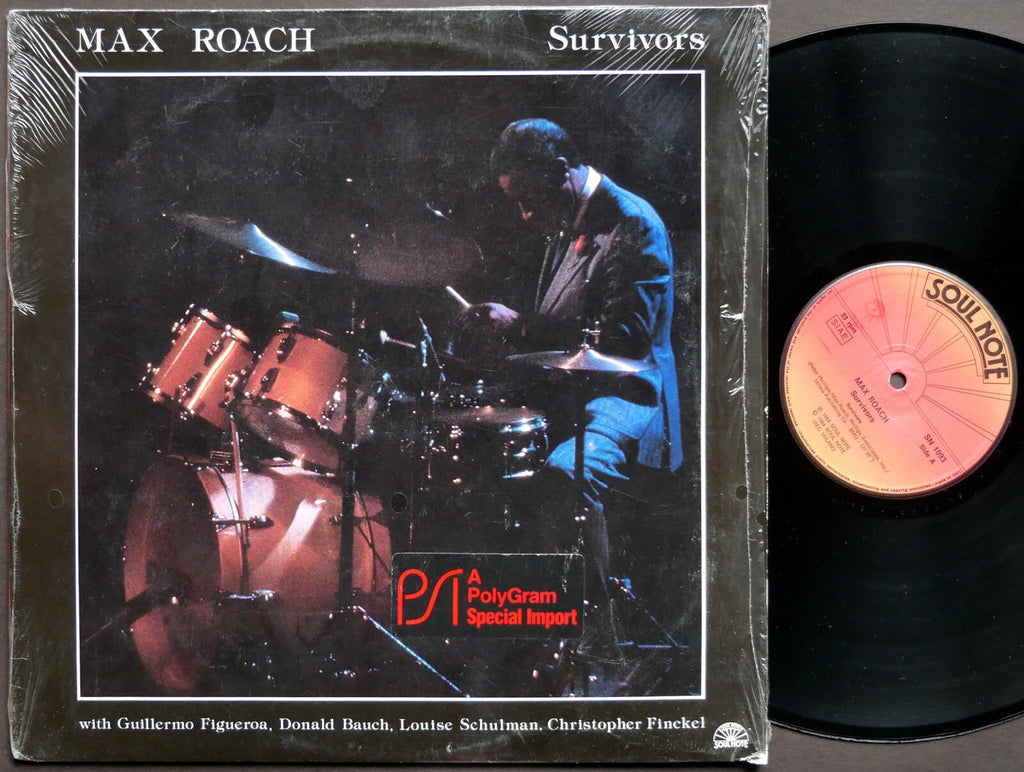 MAX ROACH Survivors LP SOUL NOTE SN 1093 ITALY 1984 JAZZ Chris Finckel