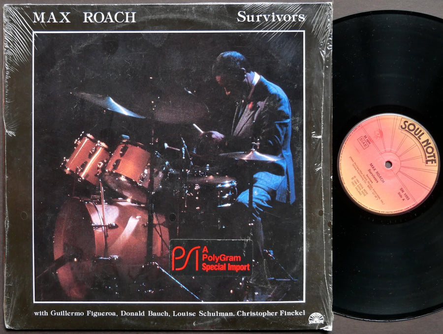 MAX ROACH Survivors LP SOUL NOTE SN 1093 ITALY 1984 JAZZ Chris Finckel