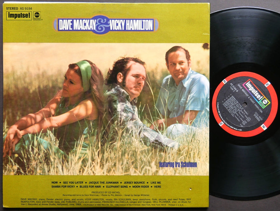 DAVE MACKAY & VICKY HAMILTON LP IMPULSE! AS 9184 US 1969 JAZZ