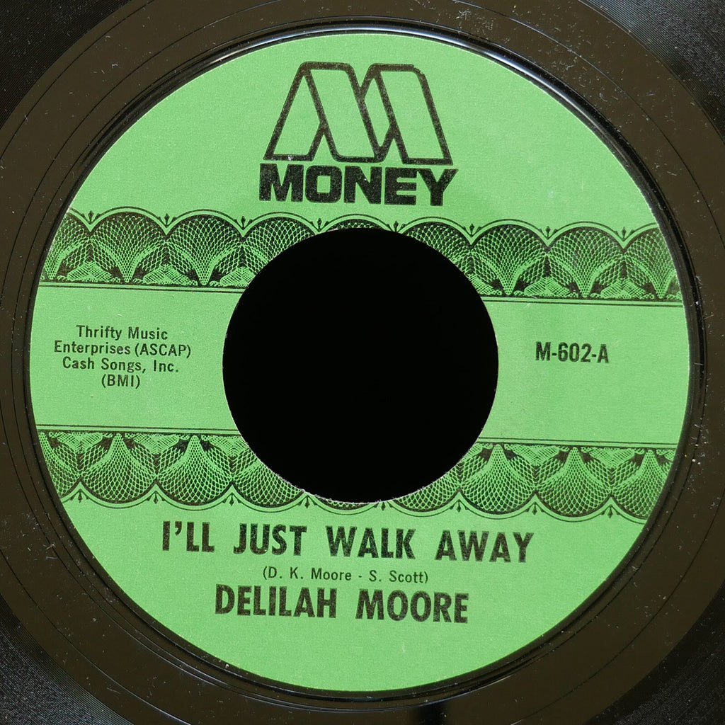 DELILAH MOORE I'll Just Walk Away / I Wish 45 MONEY RECORDS M-602 US 1973 Soul